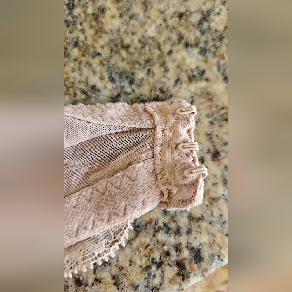 Natori Lace Trimmed Munimizwe Bra Nude 36G - Picture 11 of 11